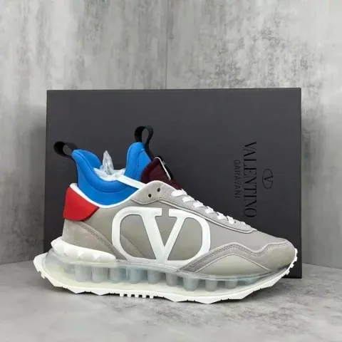 Valentino VLTN Grey/Blue/Red Sneakers