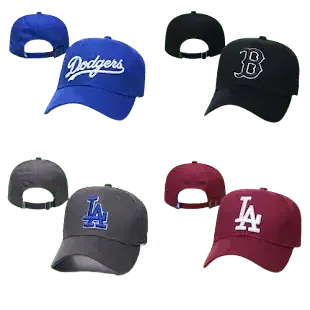Adjustable MLB Baseball Hats (38 Variants)