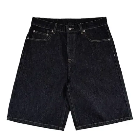 Mobius Basic Denim Shorts Dark Blue