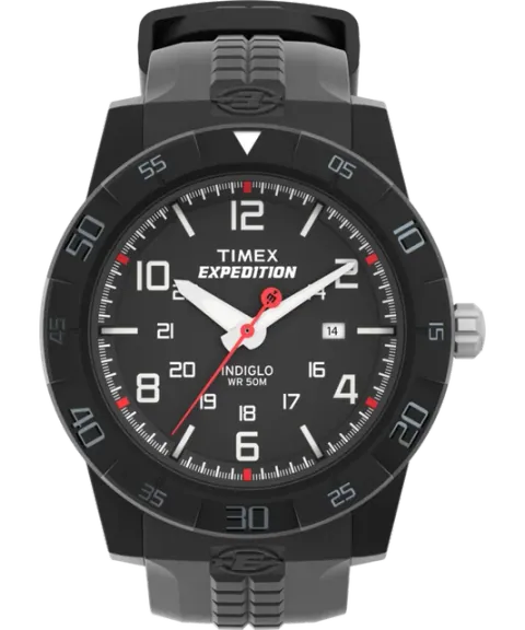 Expedition Rugged Core Analog 43mm Resin Strap Watch