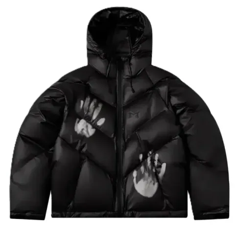 Mertra Black Heat Reactive Puffer Jacket
