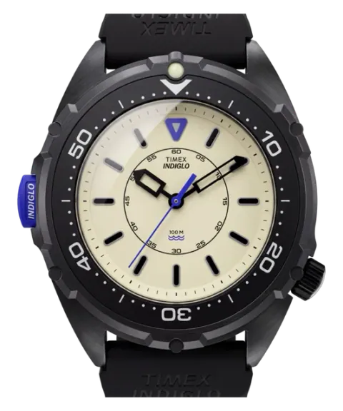 Timex Intrepid x Dimepiece ‘Blackout’ Edition 36mm NBR Strap Watch